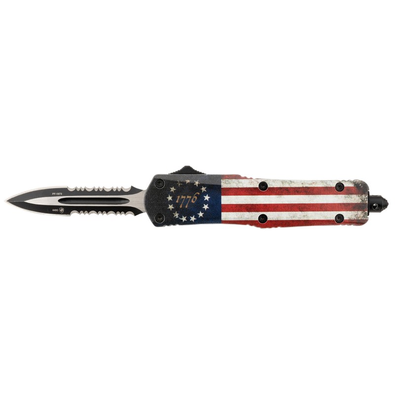 Templar Knife SBRF431 Betsy Ross Flag  Small OTF Dagger Part Serrated