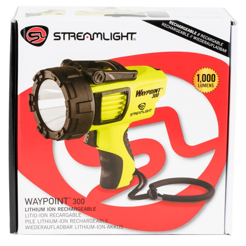 Streamlight 44910 WayPoint 400 386001400 Lumens White LED Yellow Polycarbonate 1265 Meters