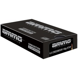 Ammo Inc 65CM140BTHPA20 Compete  6.5Creedmoor 140gr Boat Tail Hollow Point 20 Per Box10 Case