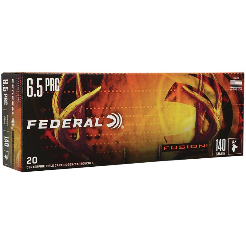 Federal F65PRCTFS1 Fusion  6.5PRC 140gr Tipped Fusion 20 Per Box10 Case