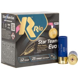 Rio Ammunition ST32HV8 Star Team EVO High Velocity 12 Gauge 2.75 1 18 oz 8 Shot 25 Per Box 10 Cs