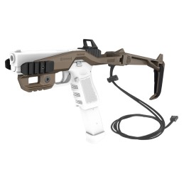 Recover Tactical 2020NS02 Tactical 2020 Stabilizer Kit  Synthetic Tan Brace with Strap Charging Handles Minimalist Sling  Picati