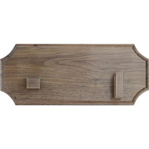 Walnut Bowie Wall Plaque