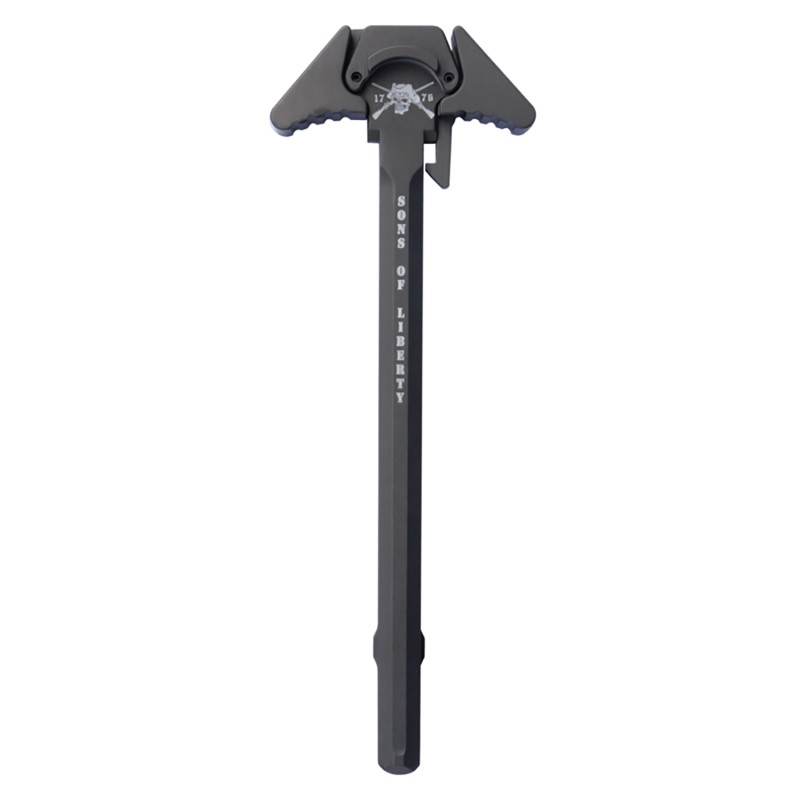 Sons Of Liberty Gun Works LCH5.56TUNG Charging Handle  Tungsten Gray 7075 T6 Aluminum Ambidextrous Hand