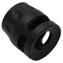 True Precision Inc TPSMICROBL Micro Compensator SType Black Nitride 416R Stainless Steel 12x28 Threads 9mm380 ACP