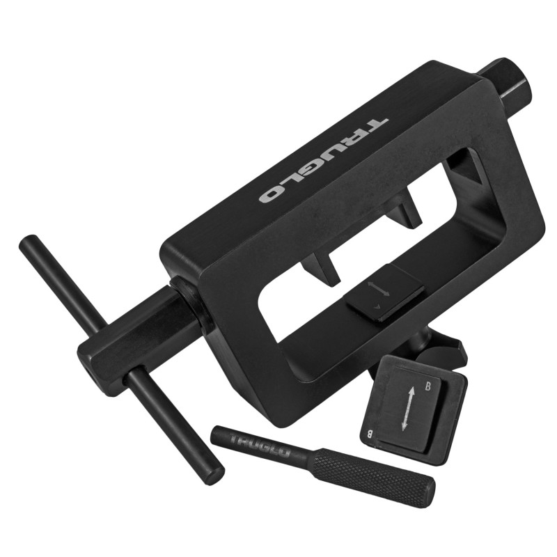 TruGlo TG970GR Sight Tool RearFront Steel Black Compatible wGlock