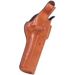 Bianchi 10277 5BHL Thumbsnap  OWB Size 05 Tan Leather Belt Loop Fits SW K FrameTaurus 415T 22.25 Barrel Right Hand