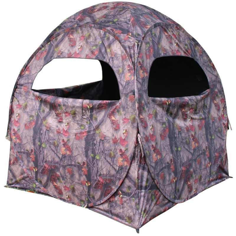 HME HMESS75 Spring Steel 75 Ground Blind Camo Polyester