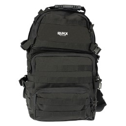 Rukx Gear ATICT3DB Tactical 3 Day Black 600D Polyester