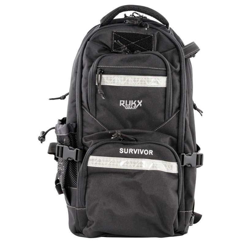 Rukx Gear ATICTSURB Survivor Backpack Black 600D Polyester