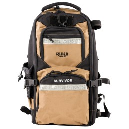 Rukx Gear ATICTSURT Survivor Backpack Tan 600D Polyester