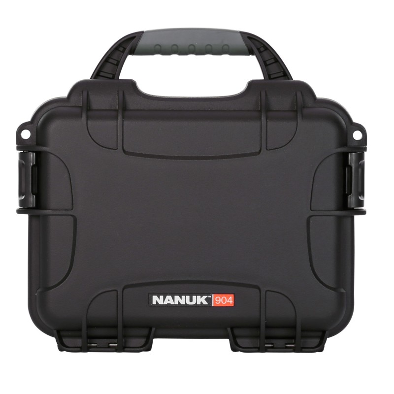 Nanuk 9041001 904  Waterproof Black Resin w Foam PaddingAirline Approved