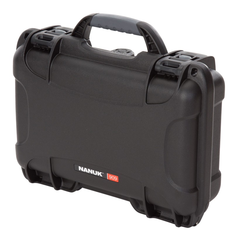 Nanuk 9091001 909  Waterproof Black Resin w Foam PaddingAirline Approved