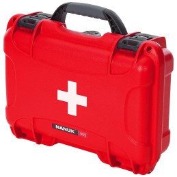 Nanuk 909FSA9 909 First Aid Case Red Resin w Latches