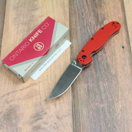 RAT II Linerlock Red G10 S35VN