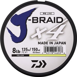 J-Braid Line 8/150 Yellow