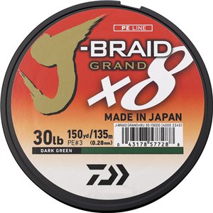 J-Braid Grand Line 30/150 Grn