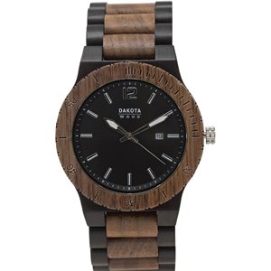 Wood Watch Blk
