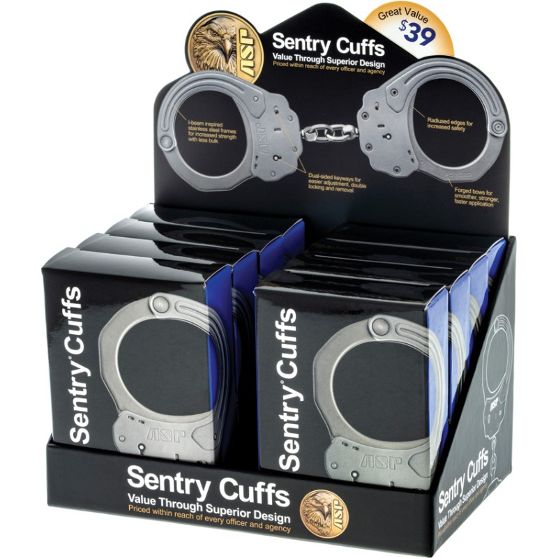 Sentry Handcuff 8pc Display