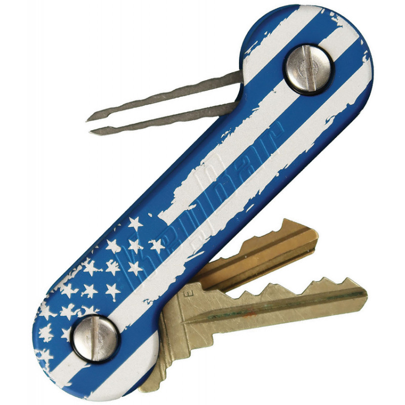 KeyBar Flag Aluminum Blue