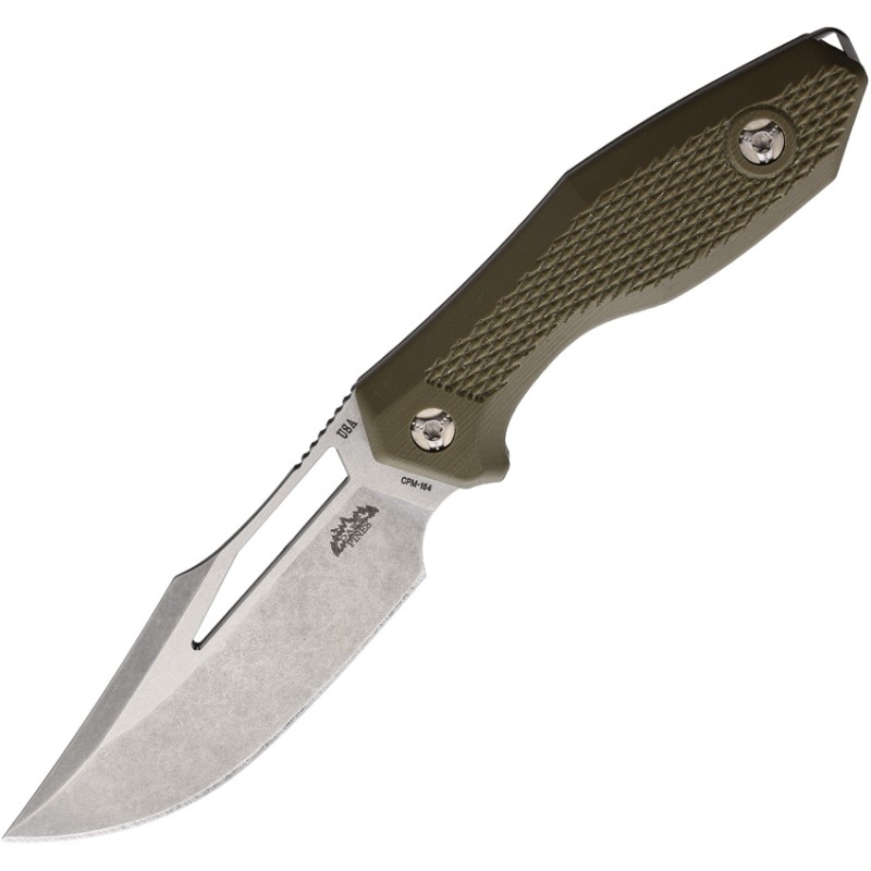 Widow Maker Green Micarta