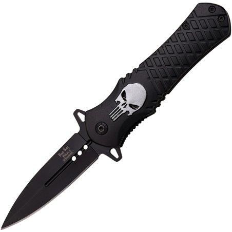 Silver Skull Linerlock