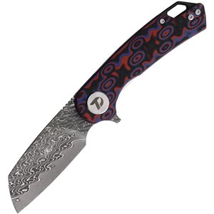 Linerlock Damascus Red