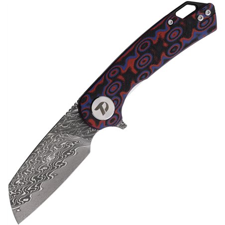 Linerlock Damascus Red