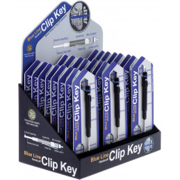 Blue Line Clip Key Display