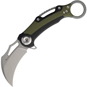 Button Lock Karambit Blk/Gn