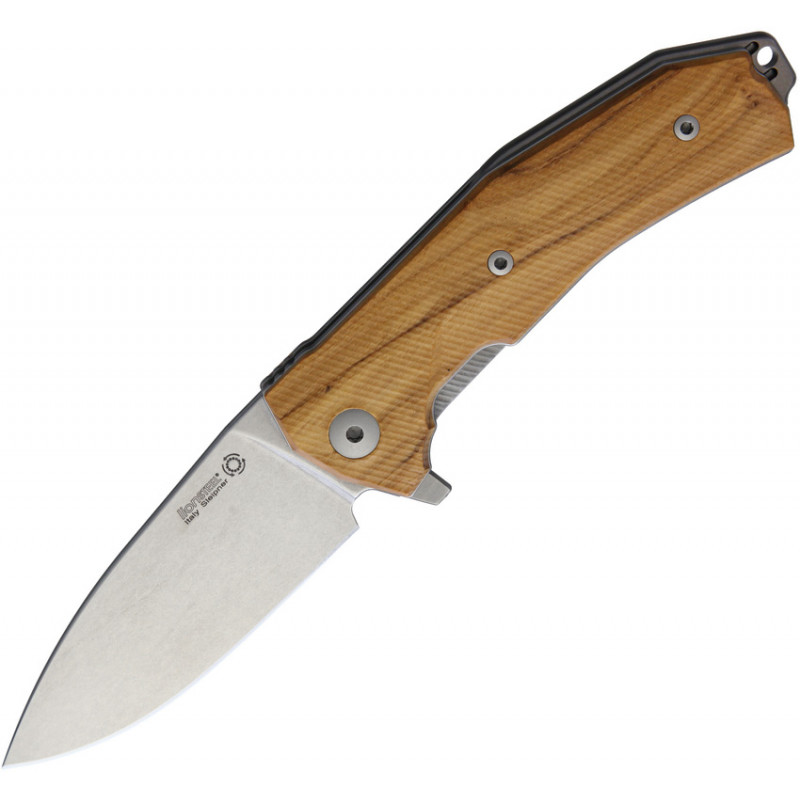 KUR Linerlock Olive Wood