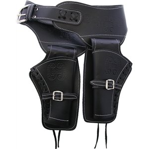 Lg Double Draw Holster Black
