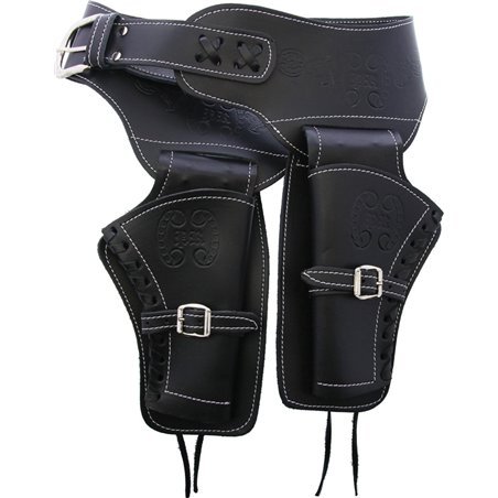 Lg Double Draw Holster Black