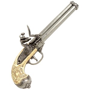 Italian 3-Barrel Flintlock
