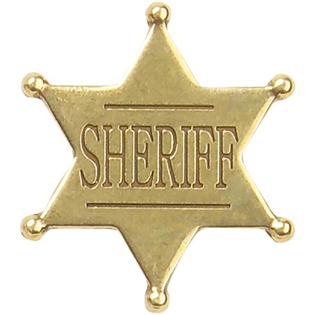 Deluxe Western Sheriff Badge