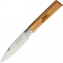 Linerlock Drop Point Oak