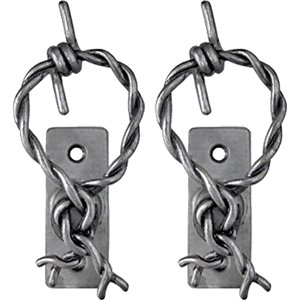 Barbed Wire Hanger Pair