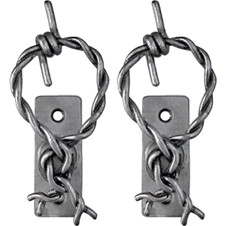 Barbed Wire Hanger Pair