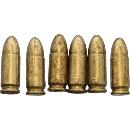 9mm Bullet Replica 6pk