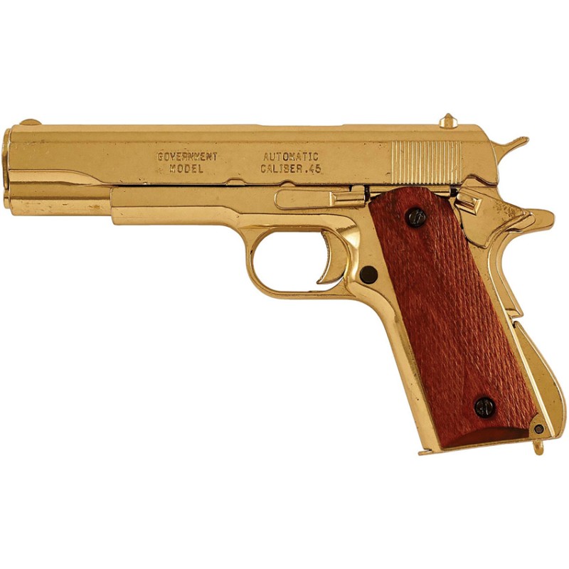 1911 Gold Automatic Pistol