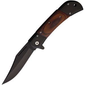 A/O Linerlock Black/Wood