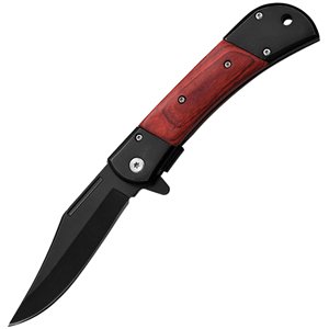 Linerlock A/O Black/Wood