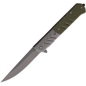 Linerlock A/O Green G10