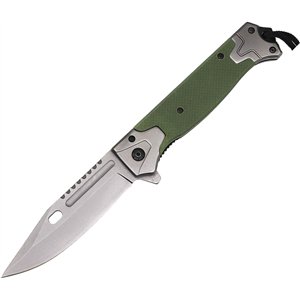 Linerlock A/O Green G10