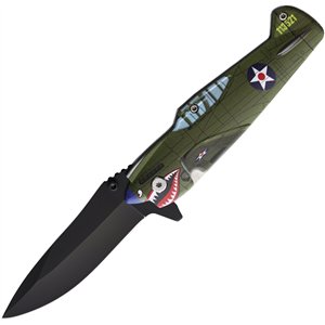 Fighter Plane Linerlock A/O