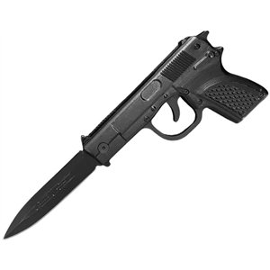 Top Open Trigger Lock Black