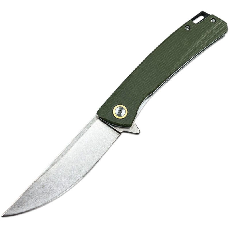 Linerlock Green Micarta
