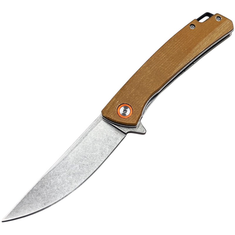 Linerlock Tan Micarta