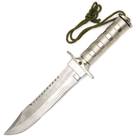 Survival Fixed Blade Silver