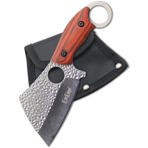 Fixed Blade Cleaver Brown